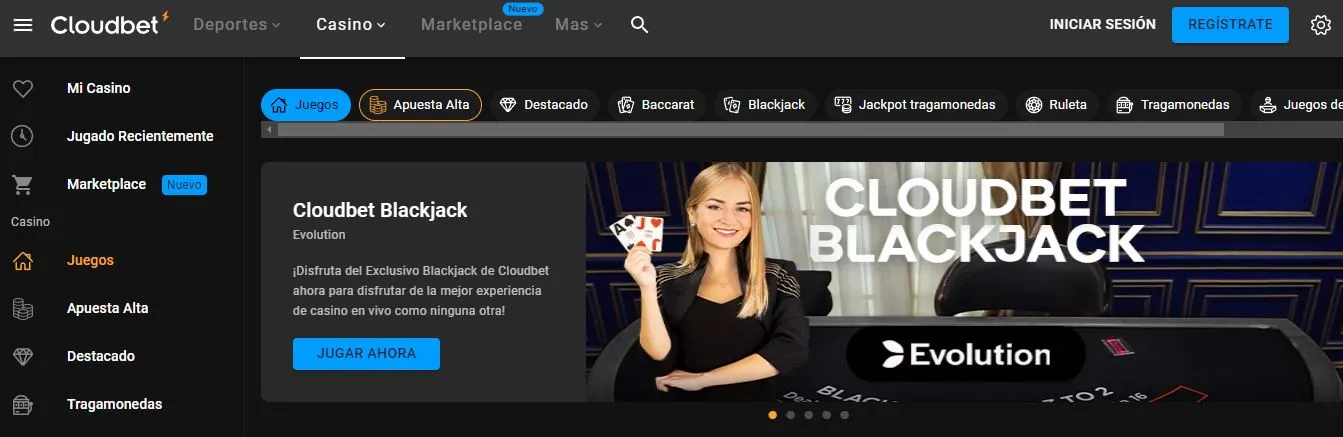 Casino Cloudbet en Argentina Cloudbet casino